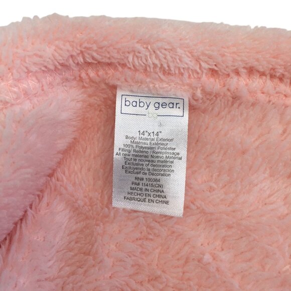 Baby Gear Pink Tan Leopard Cheetah Lovey 14" Baby Security Blanket - Picture 6 of 6